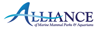 Logo for Alliance of Marine Mammal Parks & Aquariums.